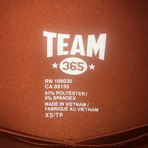 Team 365 Pullover Adult XS Unisex Multicolor Short Sleeve Polyester Blend Shirt - Picture 3 of 8